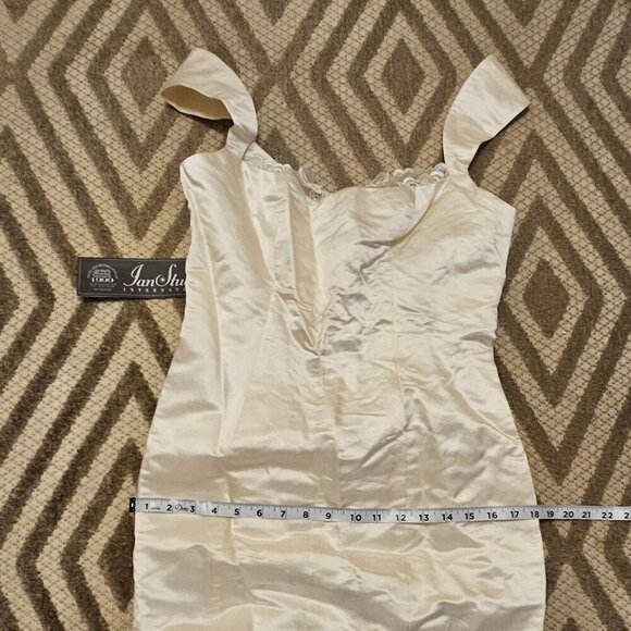 Ian Stuart Beige Wedding Dress 8 - Picture 6 of 8